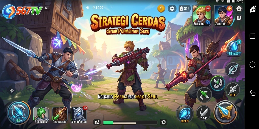 Tampilan gameplay seru dan menantang dari 567TV.