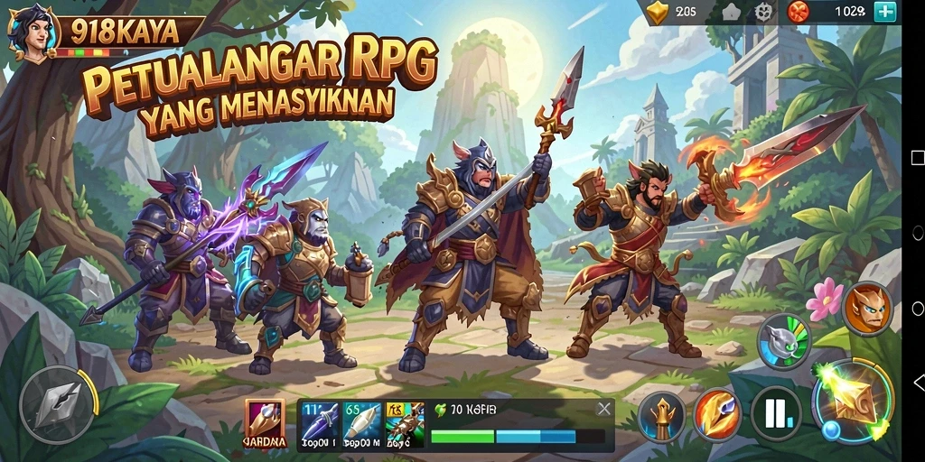 Tampilan gameplay RPG yang menarik di 918KAYA.