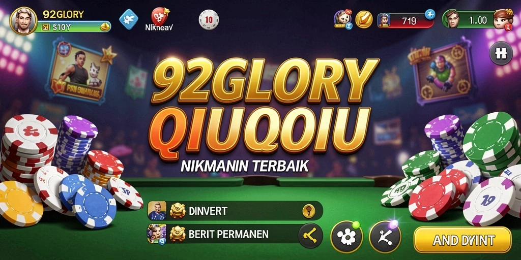 Gameplay seru dan menantang dalam 92GLORY QiuQiu.