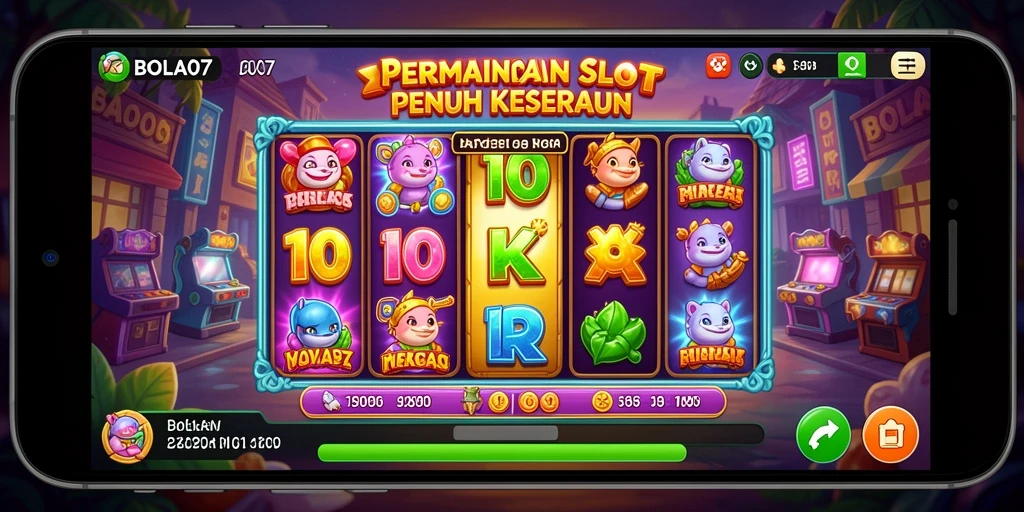Tampilan menakjubkan dari BOLA07 dengan grafis permainan slot.