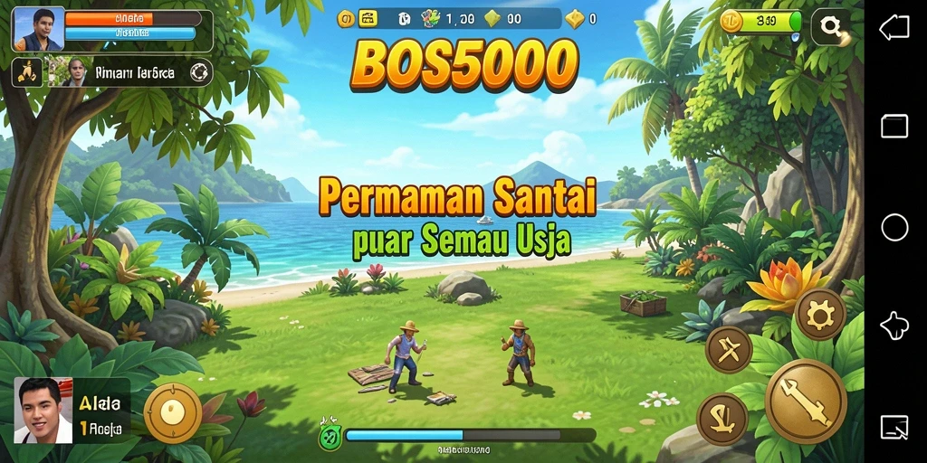 Screenshot menunjukkan pengalaman bermain <strong>BOS5000</strong> yang mengasyikkan dan penuh warna.