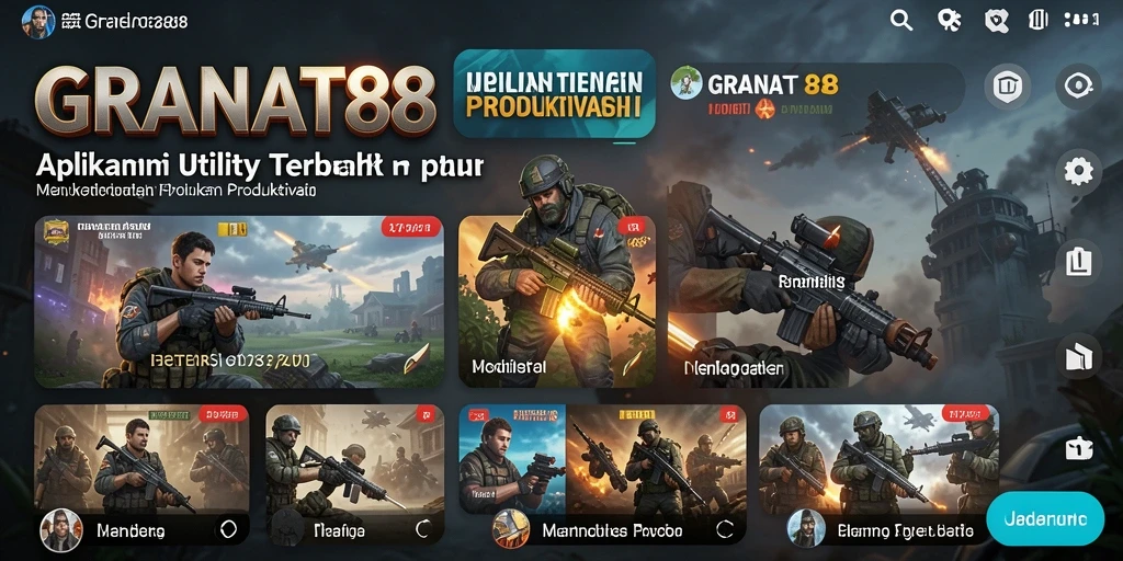 Tampilan antarmuka GRANAT88 yang intuitif dan menarik.