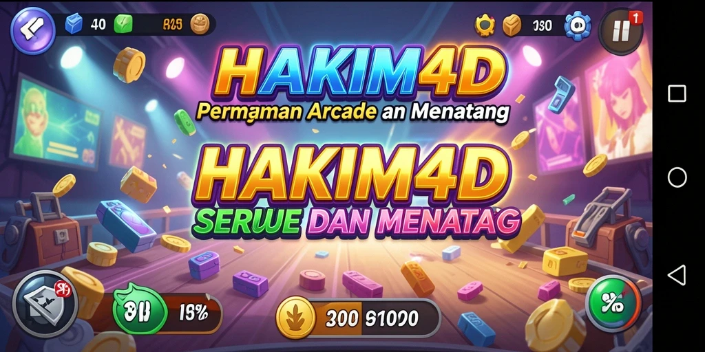 Tampilan gameplay HAKIM4D yang penuh tantangan dan seru.