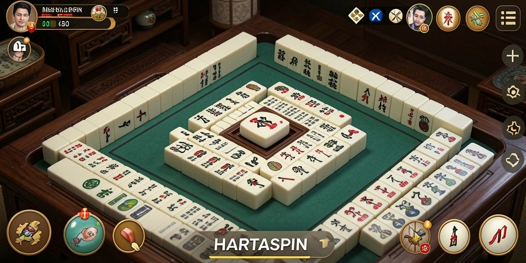 Tampilan gameplay HARTASPIN yang menarik dan mendebarkan.