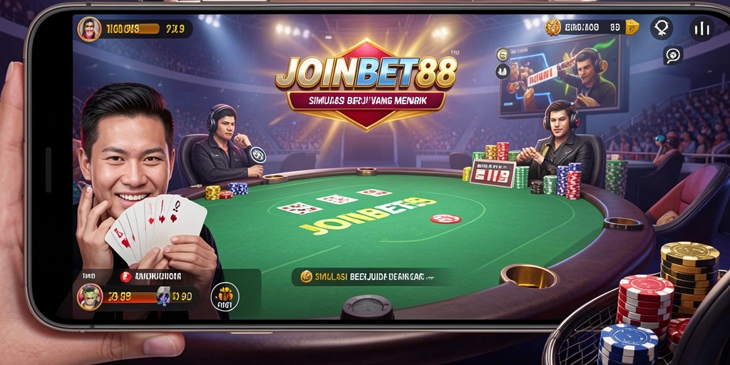 Screenshot dari permainan <strong>JOINBET88</strong> yang menunjukkan interaksi gameplay simulasi.