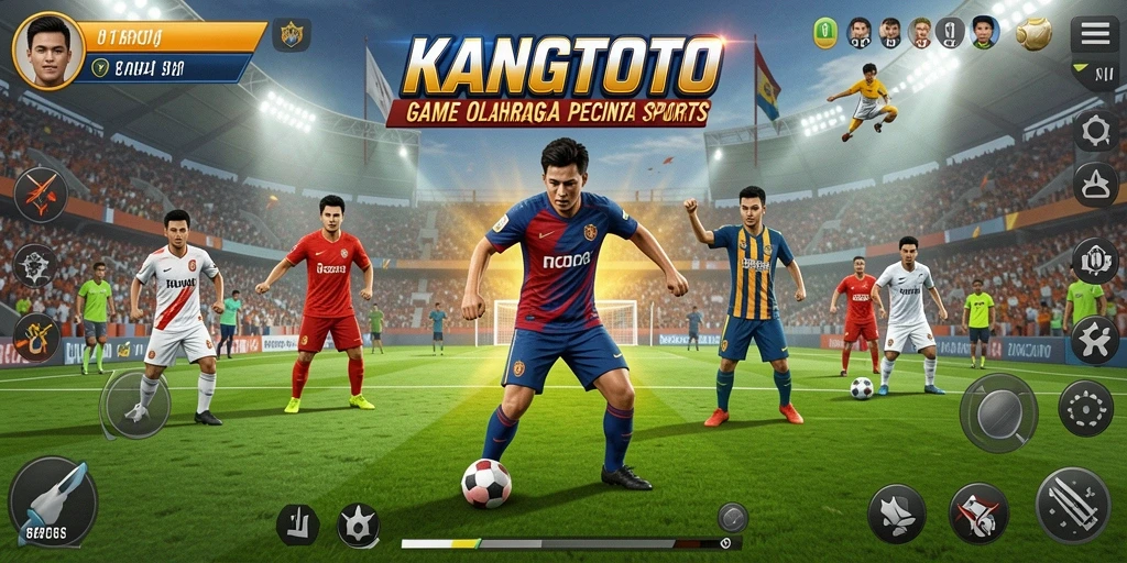 Tampilan gameplay seru di KANGTOTO saat bertanding.