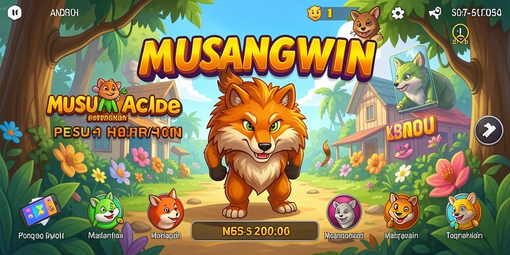 Tampilan gameplay seru dari MUSANGWIN dengan grafik yang menawan.