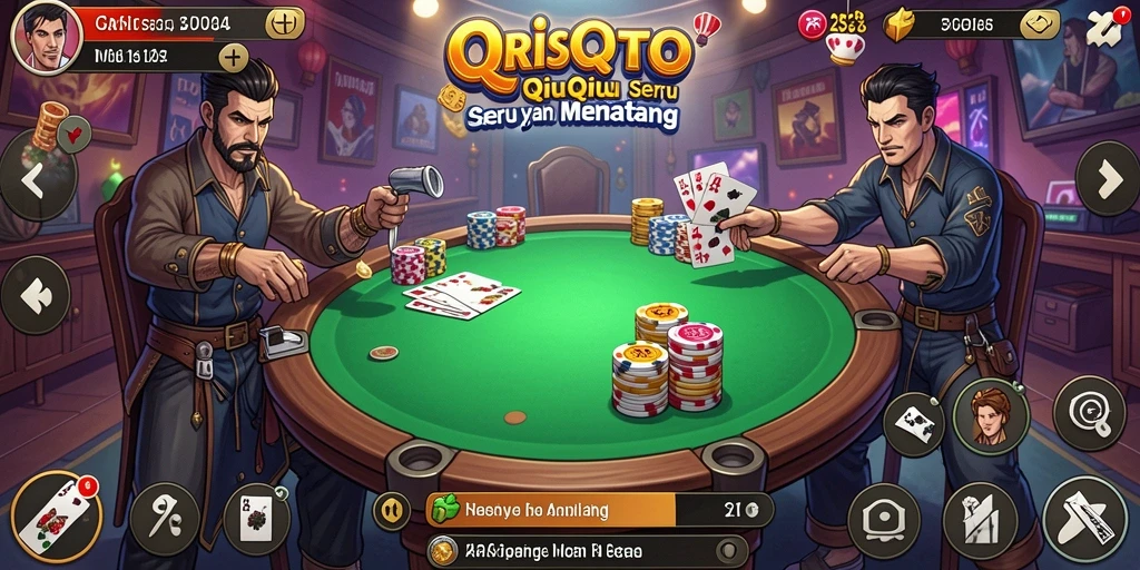 Gameplay seru QiuQiu di ORISTOTO dengan teman-teman.