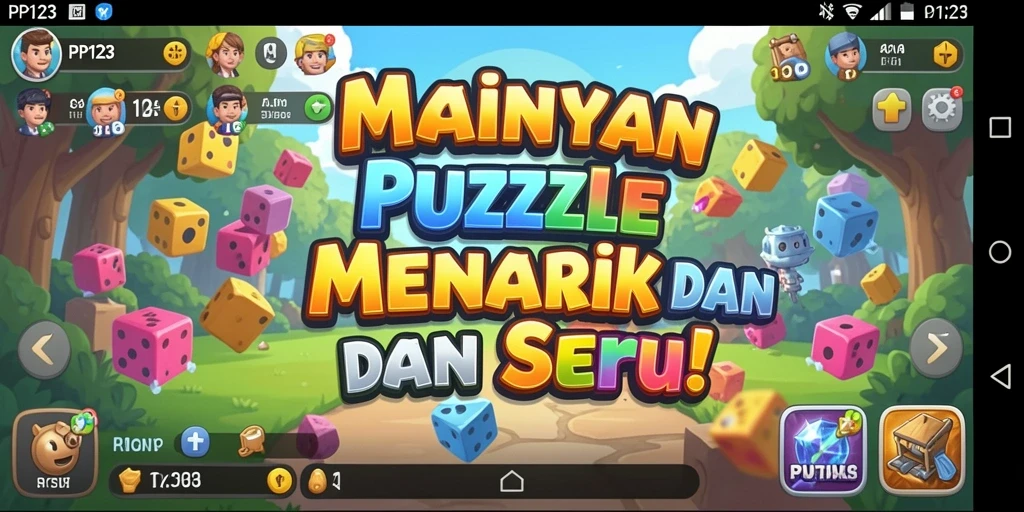 Tampilan gameplay Puzzle yang seru dan penuh tantangan.