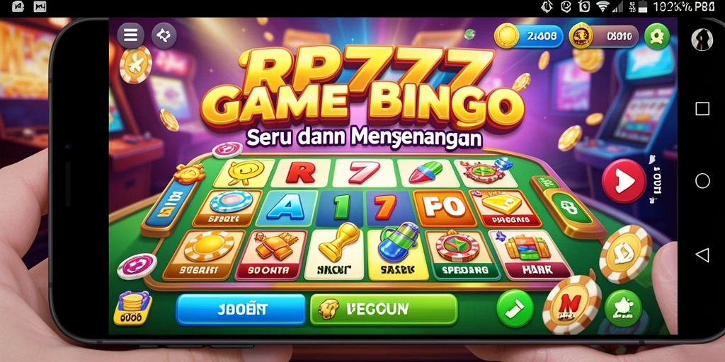 Screenshot gameplay RP777 yang menampilkan keseruan bermain Bingo.