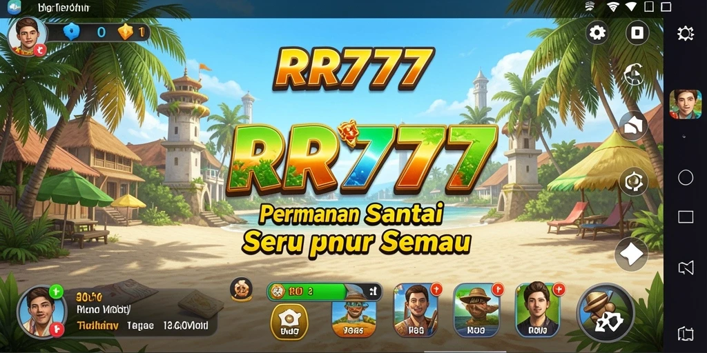 Tampilan seru gameplay <strong>RR777</strong> yang penuh warna dan menarik.