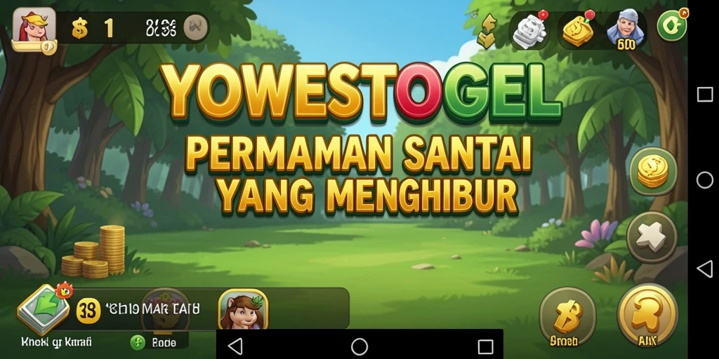Tampilan gameplay YOWESTOGEL yang ceria dan memikat.